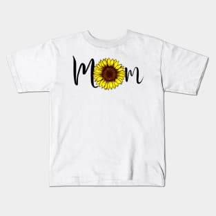 Mom Sunflower Mothers Day Gifts Kids T-Shirt